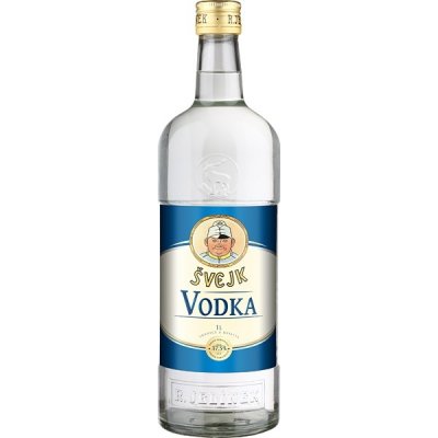 R.Jelínek Vodka Švejk 37,5% 0,5 l (holá láhev)