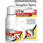 STREPFEN SPREJ MED A CITRON ORP 8,75MG ORM SPR SOL 1X15ML – Hledejceny.cz