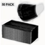 Kenko Rouška jednorázová čtyřvrstvá černá 50 ks – Zboží Dáma