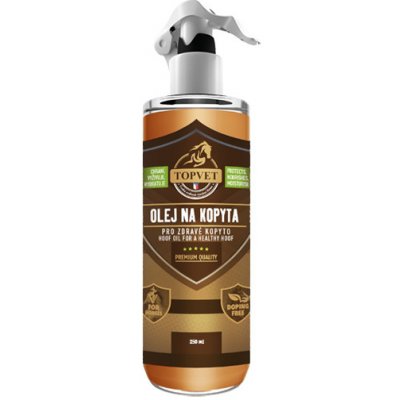 GREEN IDEA Olej na kopyta pro zdravé kopyto 250 ml