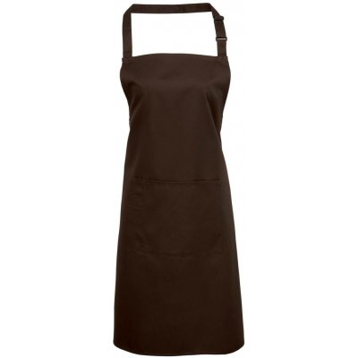 Premier Workwear Keprová pracovní zástěra s kapsou z kolekce Colours Collection Hnědá 72x86cm PW154 – Hledejceny.cz