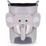 Nukido Koš slon šedý JANSHOP_740228 – Sleviste.cz