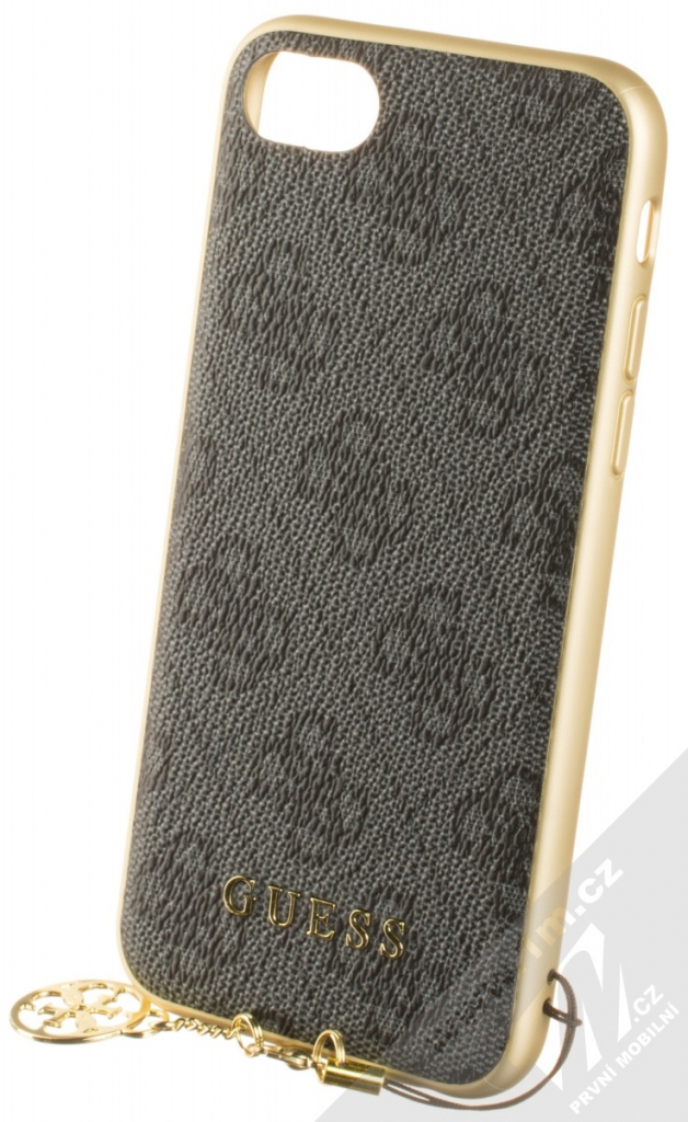 Pouzdro Guess Charms Hard Case 4G iPhone 7/8/SE2020/SE2022 šedé