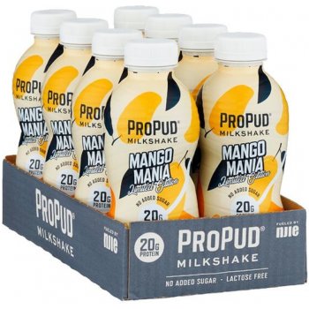 NJIE ProPud NJIE PROPUD PROTEIN MILKSHAKE BEZ LAKTÓZY mango mania 8 x 330 ml