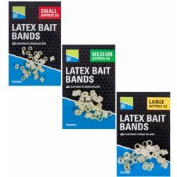 Preston Innovations Gumové kroužky Latex Bait Bands L