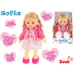 Mikro trading Sofinka česky mluvící 31 cm blondýna – Zboží Dáma
