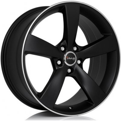 Avus Racing AF10 10x21 5x120 ET37 matt black polished – Zboží Mobilmania