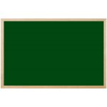 Toptabule.cz KRT07 Zelená křídová tabule v přírodním dřevěném rámu 60 x 120 cm / magneticky