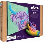 OKTO Irský skot výtvarná sada malování hmotou podle čísel 29x29 cm – Hledejceny.cz