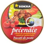 Sokra Pečenáče z uzených ryb v rajčatové omáčce se zeleninou 240 g – Sleviste.cz