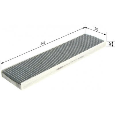 Filtr, vzduch v interiéru BOSCH 1 987 435 537 BO 1987435537 – Hledejceny.cz