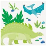 Unique Ubrousky papírové Dino 33x33cm 16ks – Sleviste.cz