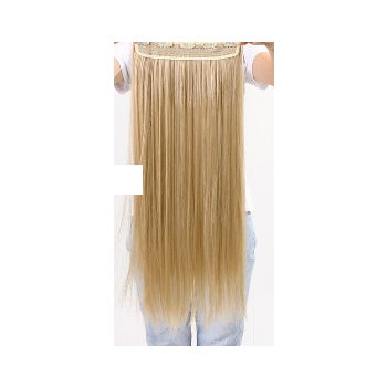 Rovný příčes Clip-in blond 65cm