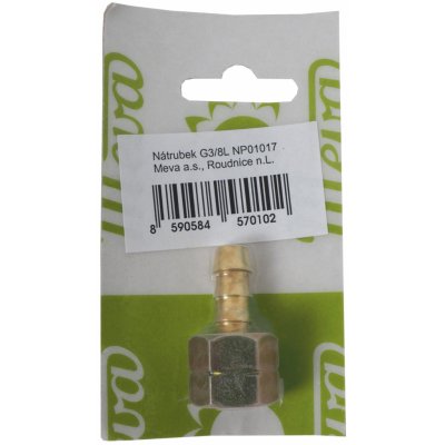 MAT GROUP Nátrubek pr.8mm s maticí G3/8"L NP01017 – Sleviste.cz