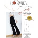 Dámské zvonové legíny BACK TO FLARE | 32-60 - Česky – Sleviste.cz
