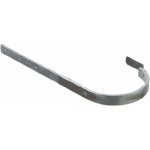 Gutta žlabový hák FeZn333 mm 530 mm přímý stříbrný – Zboží Mobilmania