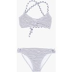 Losan dívčí dvoudílné plavky bílé s proužky – Zboží Dáma
