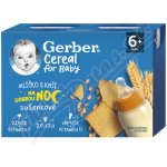 Gerber Cereal mlíčko s kaší na dobrou noc sušenkové 2 x 200 ml – Zboží Dáma
