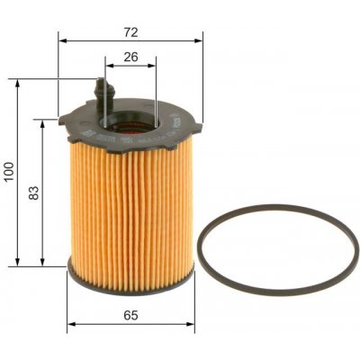 Olejový filtr BOSCH (1457429238) – Hledejceny.cz