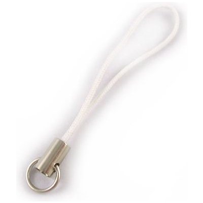Šňůrka na mobil - bílá – Zboží Dáma
