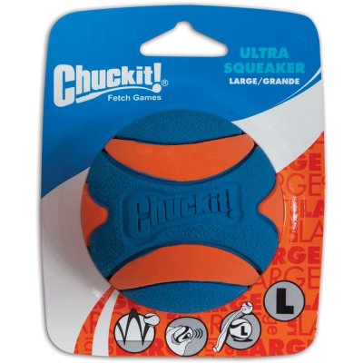 Chucktit! Míček Ultra Squeaker Ball Large 7,5 cm – Zboží Mobilmania