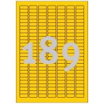Avery Zweckform L6037-20 etikety 25.4mmx10mm 20 ks žluté – Hledejceny.cz