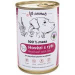 All Animals Dog hovězí mleté s rýží 400 g – Zboží Mobilmania