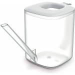 Prosperplast plastová konvička TUBIOS transparentní/bílá varianta 1,6 l – Sleviste.cz