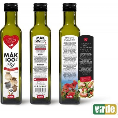 Virde mák 100% olej 0,25 l – Zboží Dáma