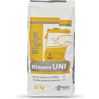 Rigips Rimano UNI ruční sádrová omítka 25 kg – Hledejceny.cz