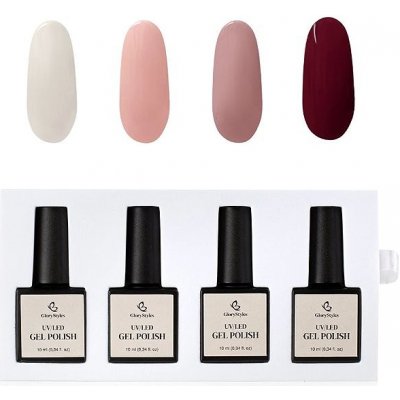 GloryStyles Sada gel laků GP11 Nude – Zboží Dáma