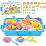Woopie Kinetický Písek 1,2 kg Restaurace Stolek s Formičkami – Zbozi.Blesk.cz