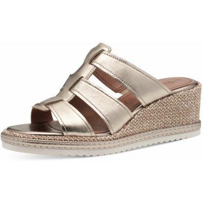 Tamaris dámské nazouváky 27217-44-900 zlatá – Sleviste.cz