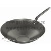 Pánev Paderno Wok s protiúchytem černá ocel 32 cm 10cm