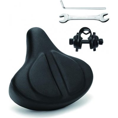 YHZFZZ Nadměrné pohodlné sedlo na kolo, měkké silikonové sedlo z paměťové pěny pro muže a ženy – Zboží Dáma