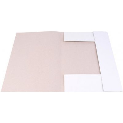 VICTORIA Desky s chlopněmi, bílé, karton, A4 – Zboží Živě