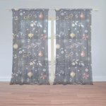 Sablio Záclony Štědrovečerní noc: 2ks 150x250cm – Hledejceny.cz