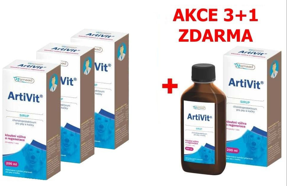 Vitar Veterinae ArtiVit sirup 3 x 200 ml