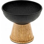 Nefertitis Kadidelnice kovová kalich Black Elaia 11,5 cm NF66567 - cca 11,5 x 12,5 cm – Zboží Mobilmania