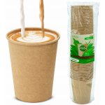 Papírové kelímky 250ML NA KRAFTOVOU KÁVU – Zboží Dáma