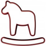 3D Skládačka Houpací kůň | Originální dekorace – Zboží Dáma