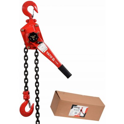 Páčkový řetězový zvedák 3T YT-58966 YATO – Zbozi.Blesk.cz