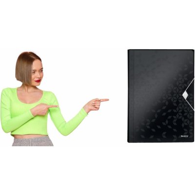 Leitz Wow PP A4 Aktovka na dokumenty 6 částí černá – Sleviste.cz