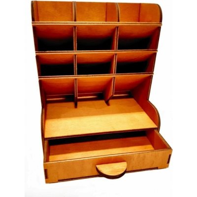 Fa Lixen Organizér na tužky šuplíkový / mahagon – Zboží Mobilmania