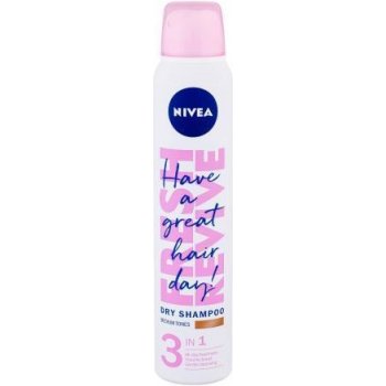 Nivea Fresh Revive suchý šampon pro světlejší tón vlasů 200 ml