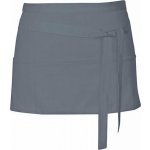 Link Kitchen Wear Krátká barmanská zástěra se třEma předníma kapsama Dark Grey – Hledejceny.cz