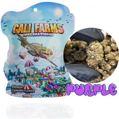 Califarms Purple strain 15,82 % CBD 0,64 % THC 3,5 g – Sleviste.cz