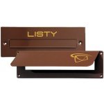 KĽUČKA vhoz na dopisy W03 hnědý – Hledejceny.cz