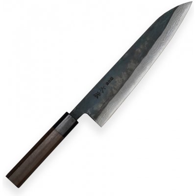 nůž Gyuto / Chef 210 mm - KIYA Suminagashi Kurouchi Damascus 11 layers Kiya SXL3-129