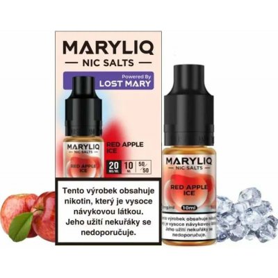 Maryliq Nic Salt Red Apple Ice 10 ml 20 mg – Hledejceny.cz